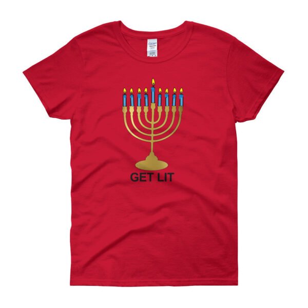 GET LIT HANUKKAH Women's t-shirt - Image 10