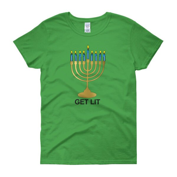 GET LIT HANUKKAH Women's t-shirt - Image 4