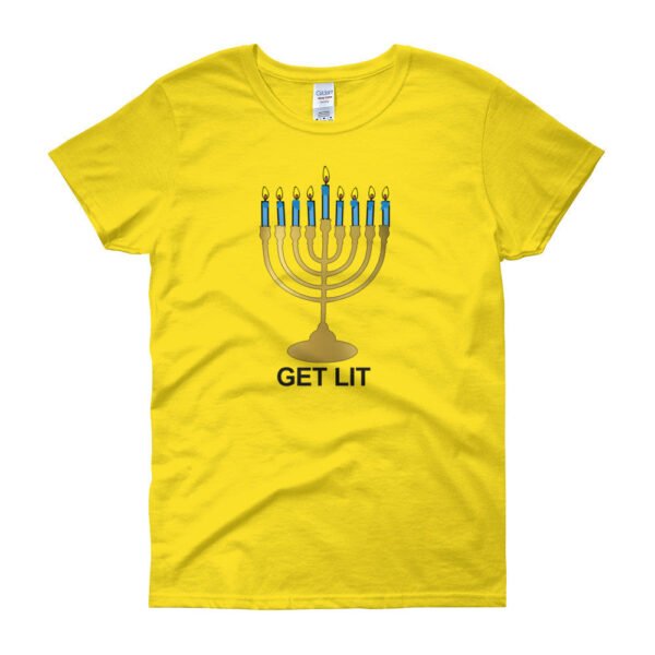 GET LIT HANUKKAH Women's t-shirt - Image 7